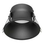 Foco empotrar LED fijo Redondo Ø105mm KONIC 12W 100º UGR19 IP54, Blanco ó Negro